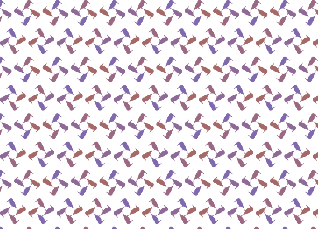 Mockups av Fåglar mönster utan backgrund 2